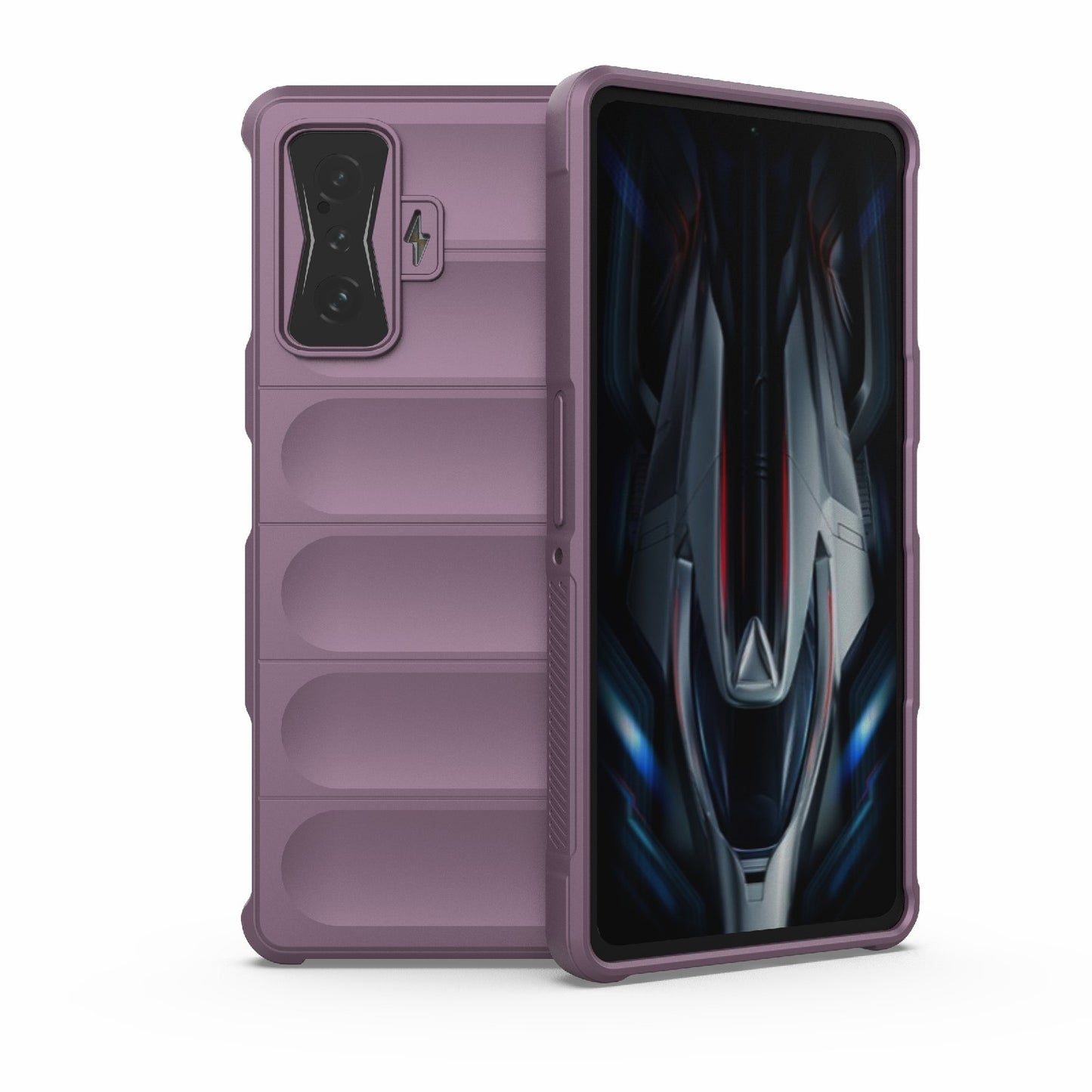 Xiaomi Redmi K50 Gaming Magic Shield TPU + Flannel Phone Case: Durable, Non-toxic, Easy Access, Stylish Design