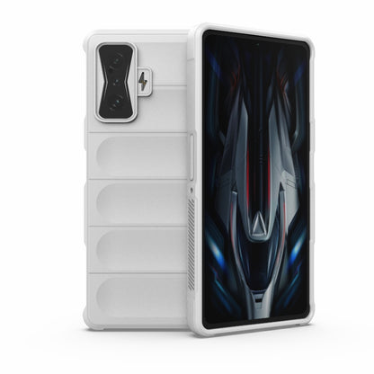 Xiaomi Redmi K50 Gaming Magic Shield TPU + Flannel Phone Case: Durable, Non-toxic, Easy Access, Stylish Design