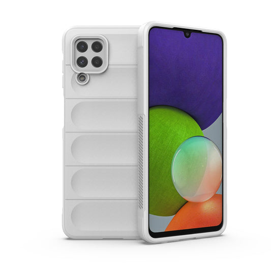 Samsung Galaxy M32 Magic Shield TPU + Flannel Phone Case: Durable, Non-toxic, Easy Access, Stylish Design