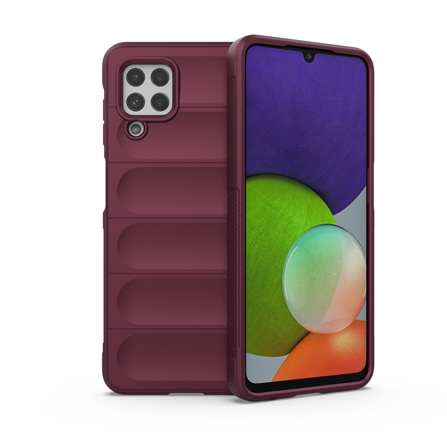 Samsung Galaxy A22 4G Magic Shield TPU + Flannel Phone Case: Durable, Non-toxic, Easy Access, Stylish Design
