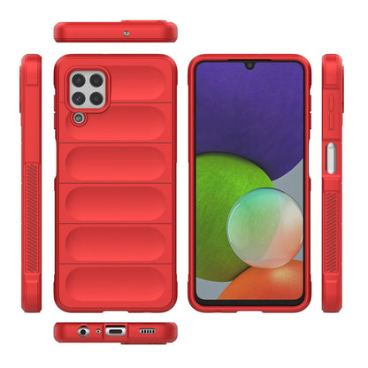 Samsung Galaxy A22 4G Magic Shield TPU + Flannel Phone Case: Durable, Non-toxic, Easy Access, Stylish Design