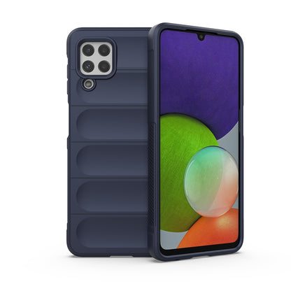 Samsung Galaxy M32 Magic Shield TPU + Flannel Phone Case: Durable, Non-toxic, Easy Access, Stylish Design