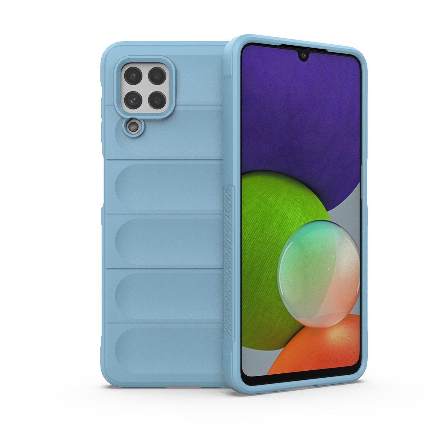 Samsung Galaxy A22 4G Magic Shield TPU + Flannel Phone Case: Durable, Non-toxic, Easy Access, Stylish Design