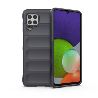 Samsung Galaxy M32 Magic Shield TPU + Flannel Phone Case: Durable, Non-toxic, Easy Access, Stylish Design