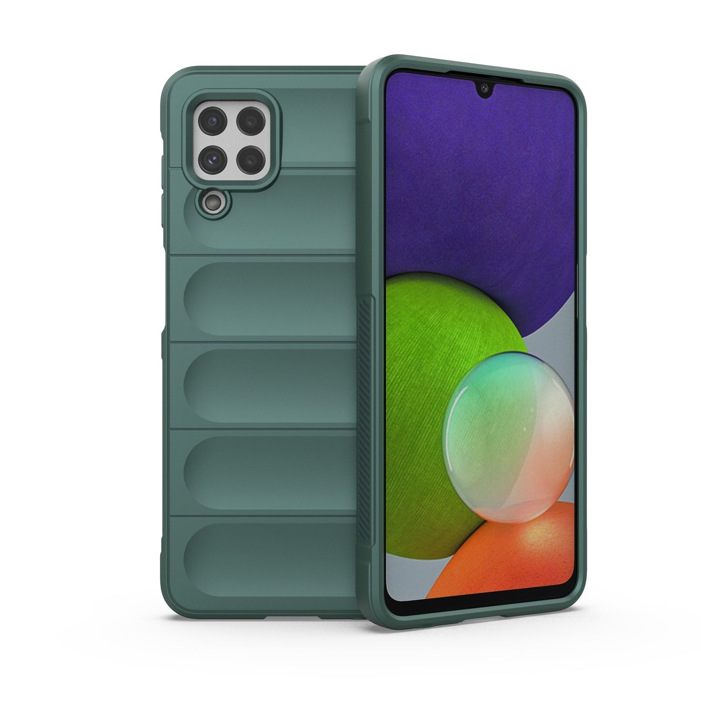 Samsung Galaxy A22 4G Magic Shield TPU + Flannel Phone Case: Durable, Non-toxic, Easy Access, Stylish Design