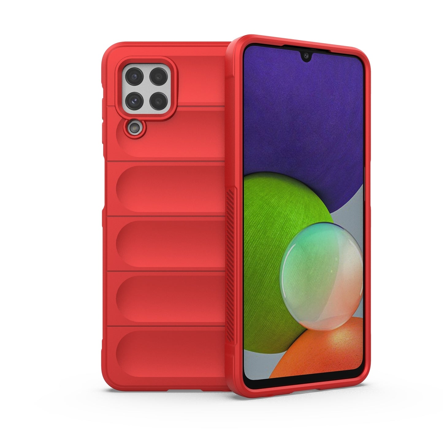 Samsung Galaxy A22 4G Magic Shield TPU + Flannel Phone Case: Durable, Non-toxic, Easy Access, Stylish Design