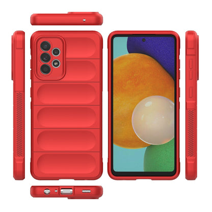 Samsung Galaxy A52 5G Magic Shield TPU + Flannel Phone Case: Durable, Non-toxic, Easy Access, Stylish Design