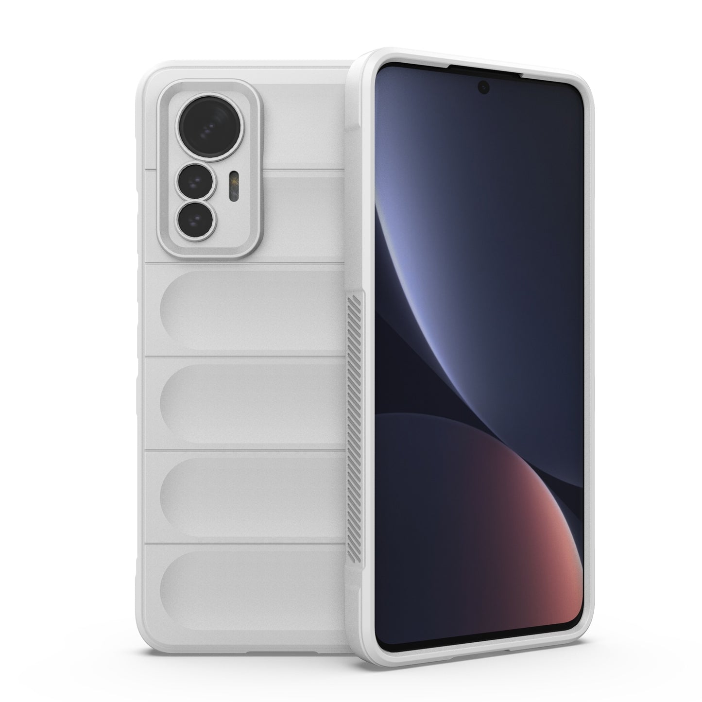 Xiaomi 12 Lite Magic Shield TPU + Flannel Phone Case: Durable, Non-toxic, Easy Access, Stylish Design