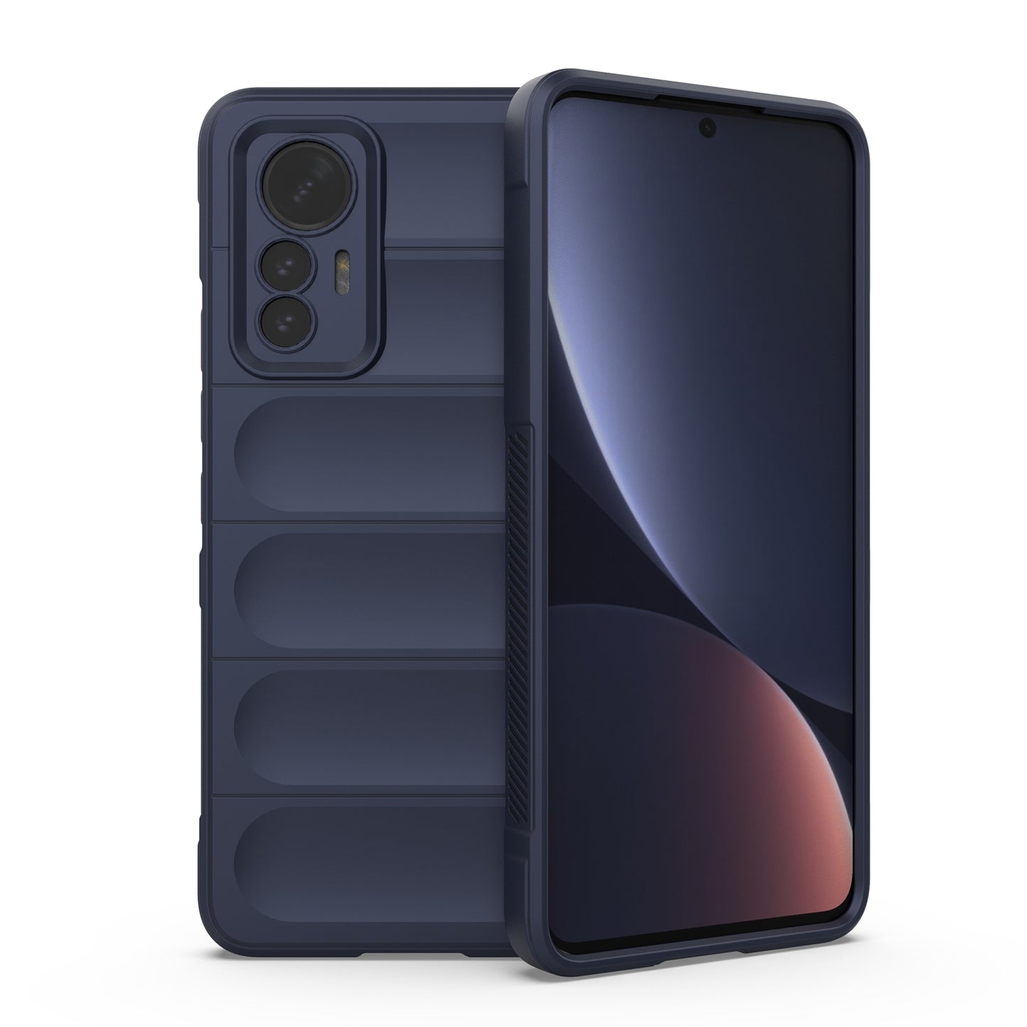 Xiaomi 12 Lite Magic Shield TPU + Flannel Phone Case: Durable, Non-toxic, Easy Access, Stylish Design