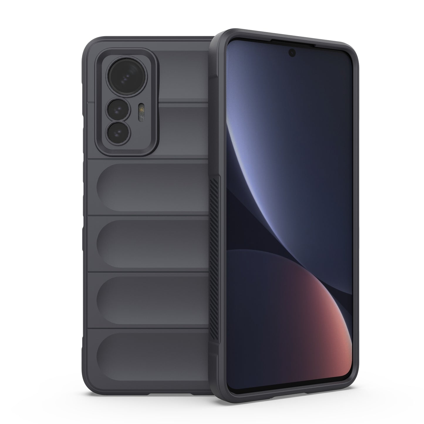Xiaomi 12 Lite Magic Shield TPU + Flannel Phone Case: Durable, Non-toxic, Easy Access, Stylish Design