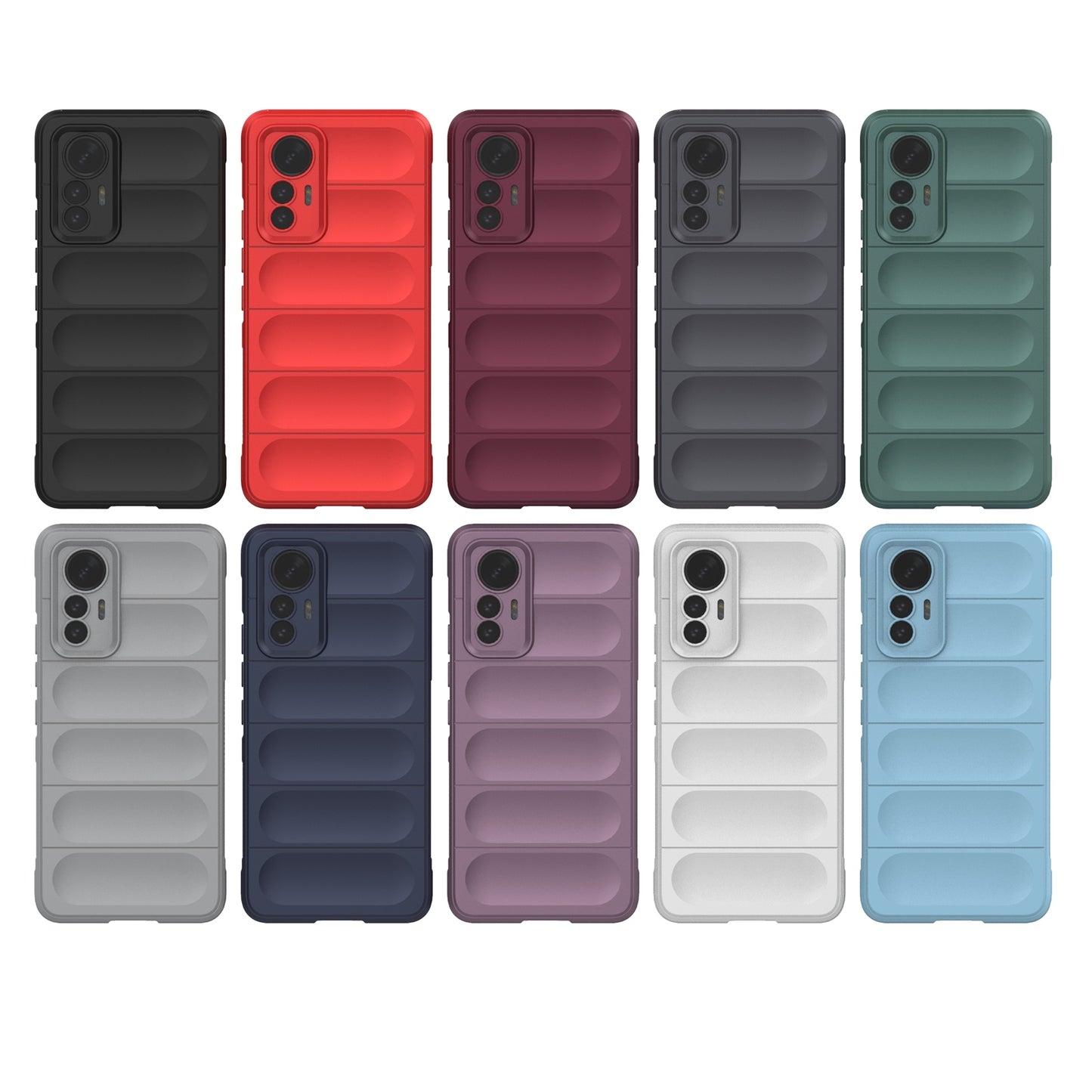 Xiaomi 12 Lite Magic Shield TPU + Flannel Phone Case: Durable, Non-toxic, Easy Access, Stylish Design