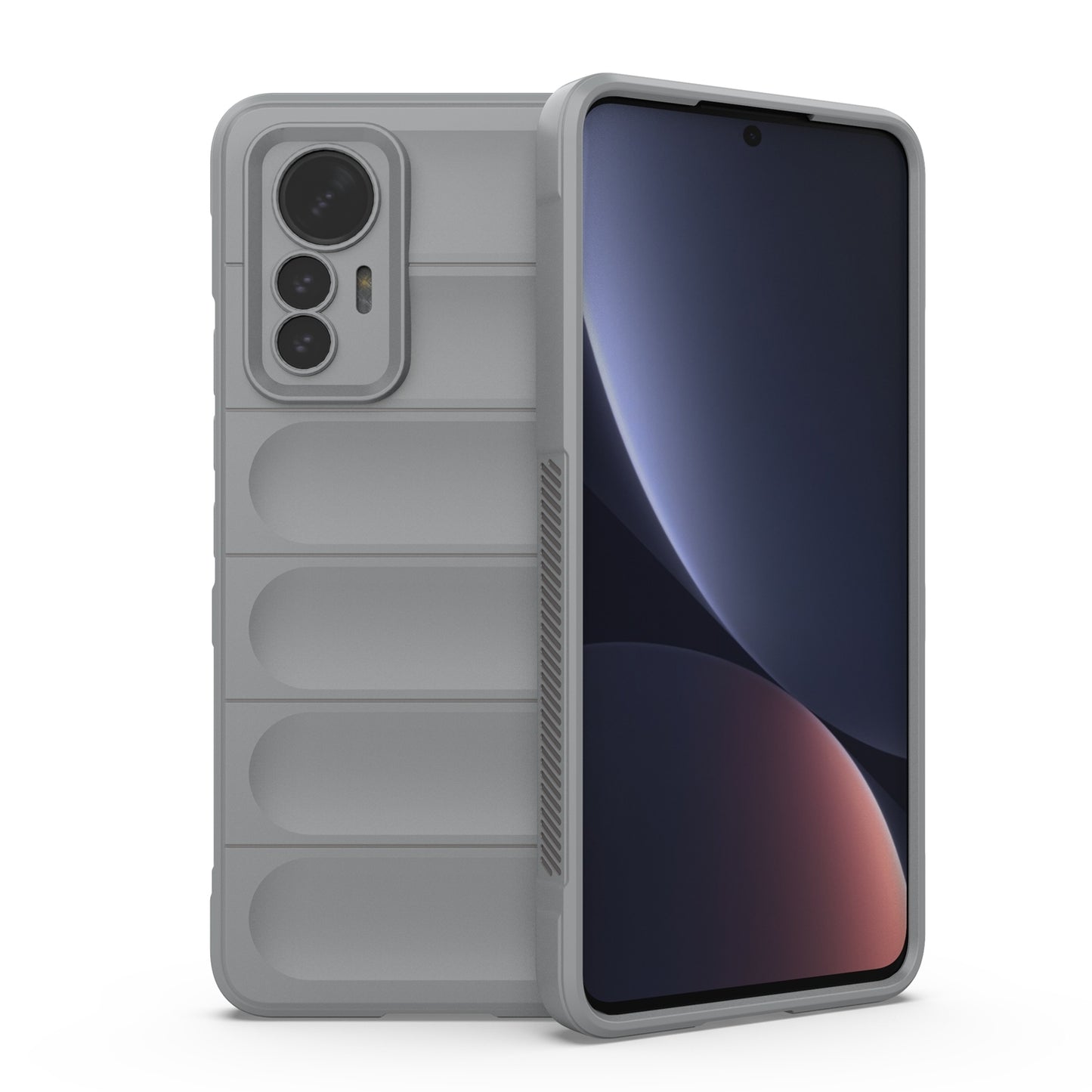 Xiaomi 12 Lite Magic Shield TPU + Flannel Phone Case: Durable, Non-toxic, Easy Access, Stylish Design