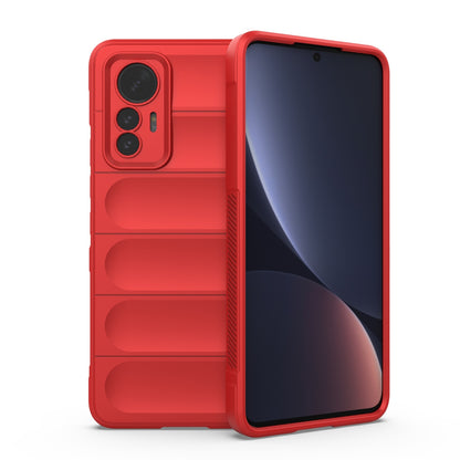 Xiaomi 12 Lite Magic Shield TPU + Flannel Phone Case: Durable, Non-toxic, Easy Access, Stylish Design