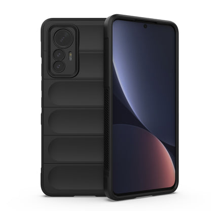 Xiaomi 12 Lite Magic Shield TPU + Flannel Phone Case: Durable, Non-toxic, Easy Access, Stylish Design