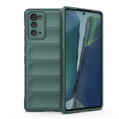 Samsung Galaxy Note20 Magic Shield TPU + Flannel Phone Case: Durable, Non-toxic, Easy Access, Stylish Design