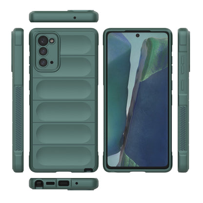 Samsung Galaxy Note20 Magic Shield TPU + Flannel Phone Case: Durable, Non-toxic, Easy Access, Stylish Design