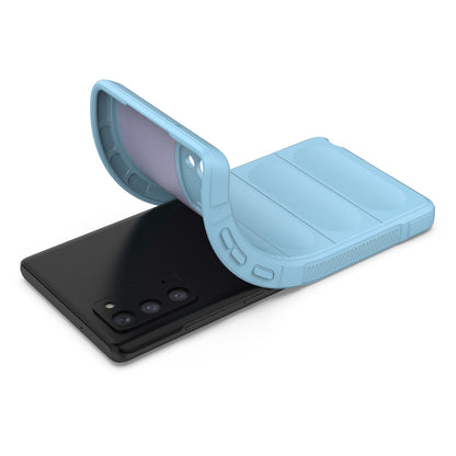Samsung Galaxy Note20 Magic Shield TPU + Flannel Phone Case: Durable, Non-toxic, Easy Access, Stylish Design
