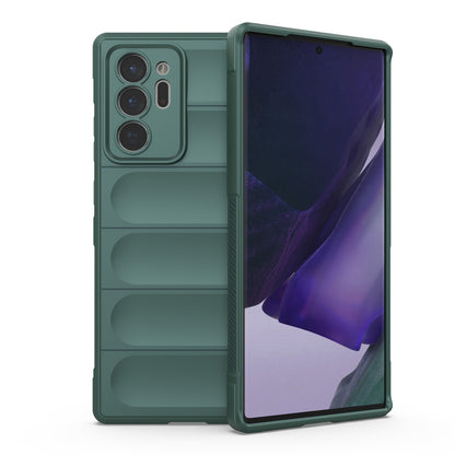 Samsung Galaxy Note20 Ultra Magic Shield TPU + Flannel Phone Case: Durable, Non-toxic, Easy Access, Stylish Design