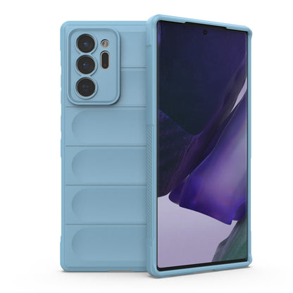 Samsung Galaxy Note20 Ultra Magic Shield TPU + Flannel Phone Case: Durable, Non-toxic, Easy Access, Stylish Design