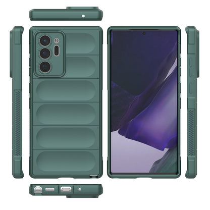 Samsung Galaxy Note20 Ultra Magic Shield TPU + Flannel Phone Case: Durable, Non-toxic, Easy Access, Stylish Design