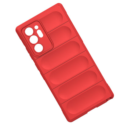 Samsung Galaxy Note20 Ultra Magic Shield TPU + Flannel Phone Case: Durable, Non-toxic, Easy Access, Stylish Design