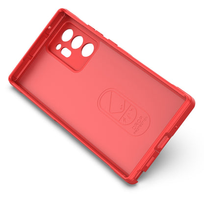 Samsung Galaxy Note20 Ultra Magic Shield TPU + Flannel Phone Case: Durable, Non-toxic, Easy Access, Stylish Design