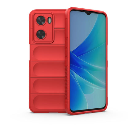 OPPO A57 4G Global Magic Shield TPU + Flannel Phone Case: Durable, Non-toxic, Easy Access, Stylish Design