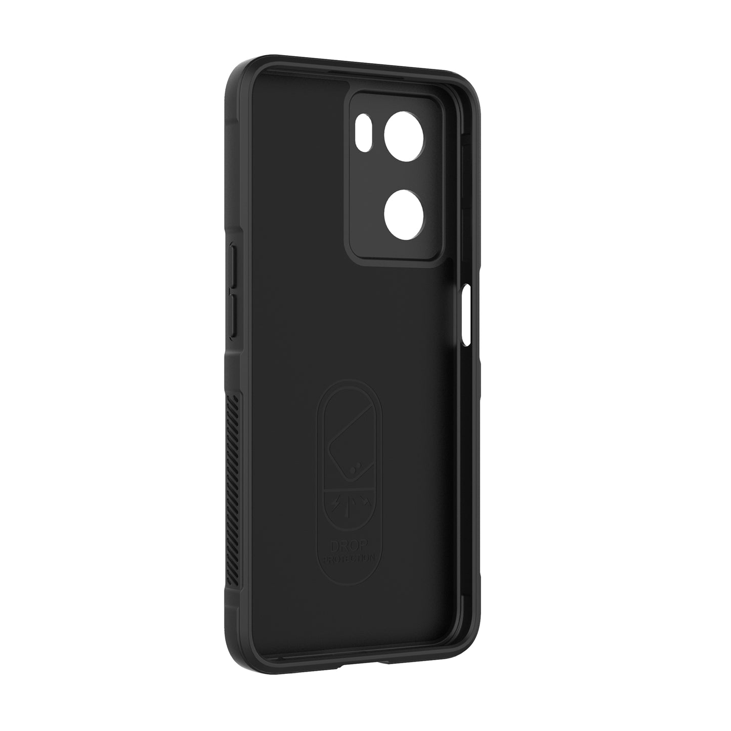 OPPO A57 4G Global Magic Shield TPU + Flannel Phone Case: Durable, Non-toxic, Easy Access, Stylish Design