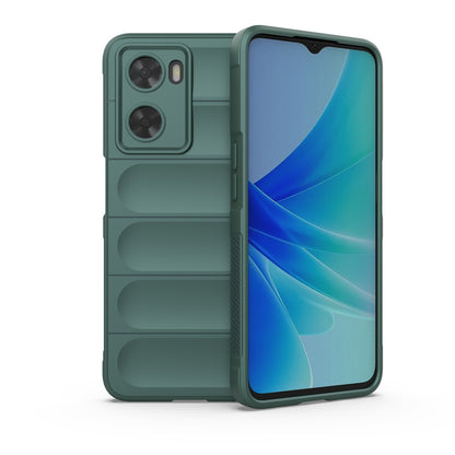 OPPO A57 4G Global Magic Shield TPU + Flannel Phone Case: Durable, Non-toxic, Easy Access, Stylish Design
