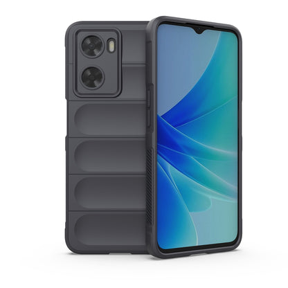 OPPO A57 4G Global Magic Shield TPU + Flannel Phone Case: Durable, Non-toxic, Easy Access, Stylish Design