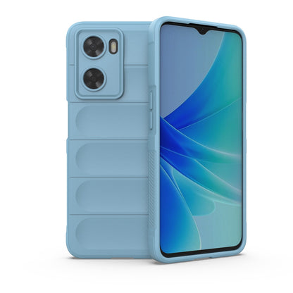 OPPO A57 4G Global Magic Shield TPU + Flannel Phone Case: Durable, Non-toxic, Easy Access, Stylish Design