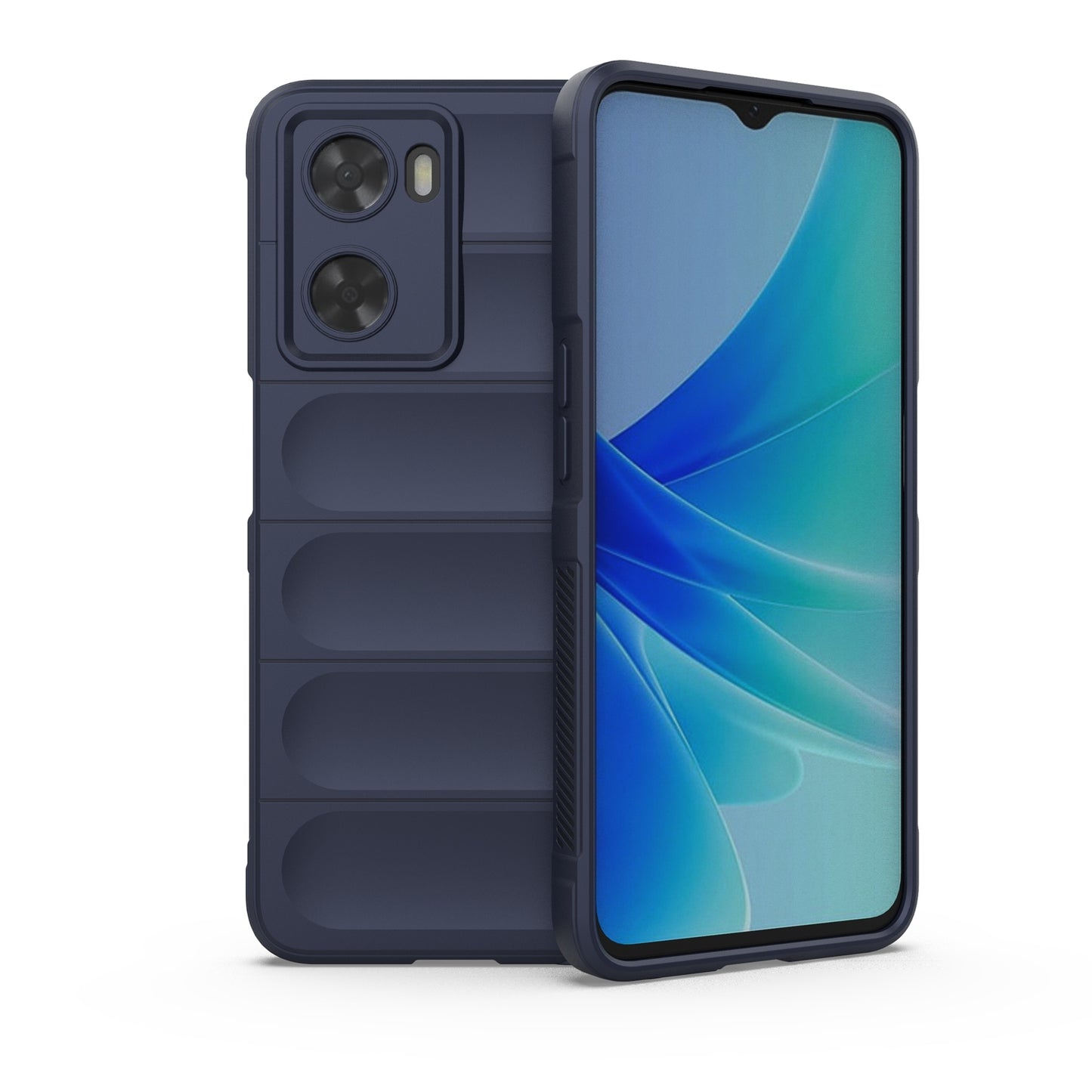 OPPO A57 4G Global Magic Shield TPU + Flannel Phone Case: Durable, Non-toxic, Easy Access, Stylish Design