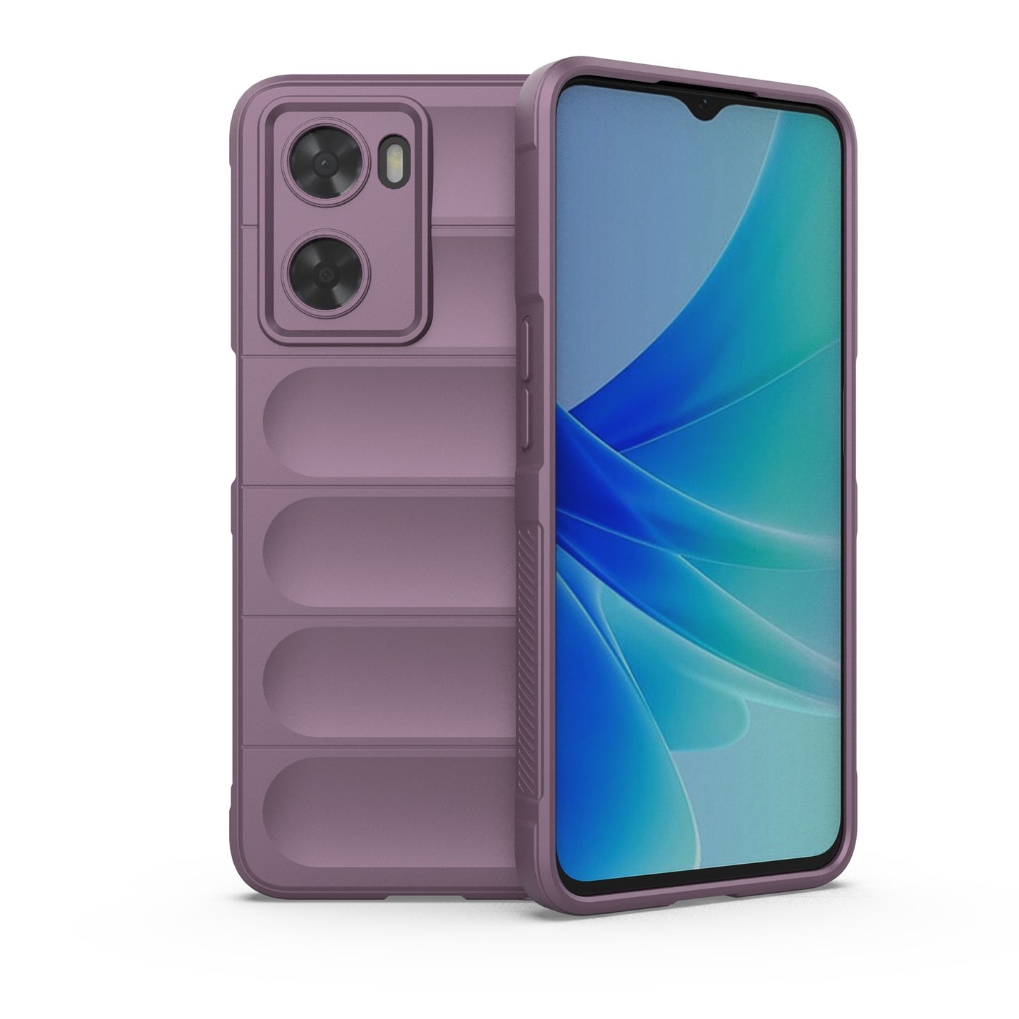 OPPO A57 4G Global Magic Shield TPU + Flannel Phone Case: Durable, Non-toxic, Easy Access, Stylish Design