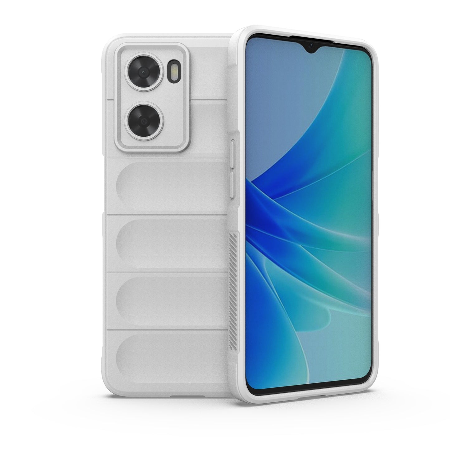 OPPO A57 4G Global Magic Shield TPU + Flannel Phone Case: Durable, Non-toxic, Easy Access, Stylish Design