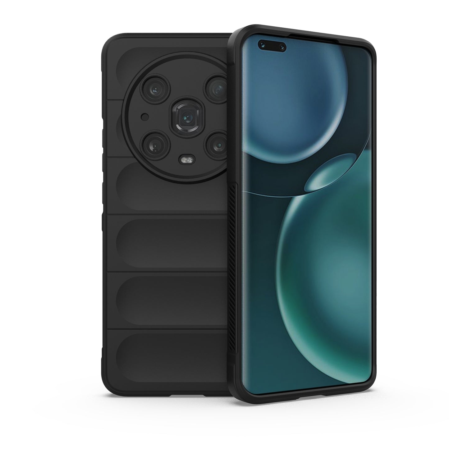 Honor Magic4 Pro Magic Shield TPU + Flannel Phone Case: Durable, Non-toxic, Easy Access, Stylish Design