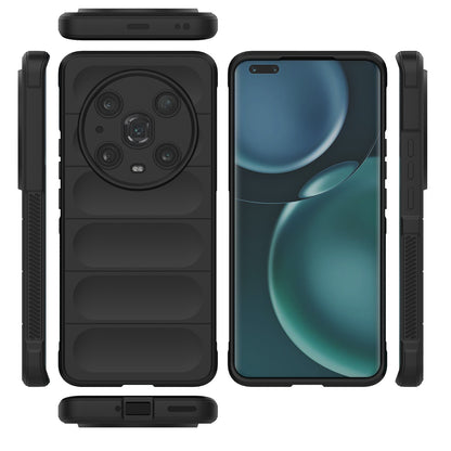 Honor Magic4 Pro Magic Shield TPU + Flannel Phone Case: Durable, Non-toxic, Easy Access, Stylish Design