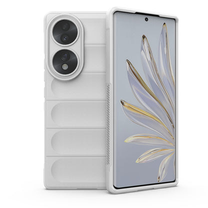Honor 70 5G Magic Shield TPU + Flannel Phone Case: Durable, Non-toxic, Easy Access, Stylish Design