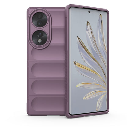 Honor 70 5G Magic Shield TPU + Flannel Phone Case: Durable, Non-toxic, Easy Access, Stylish Design
