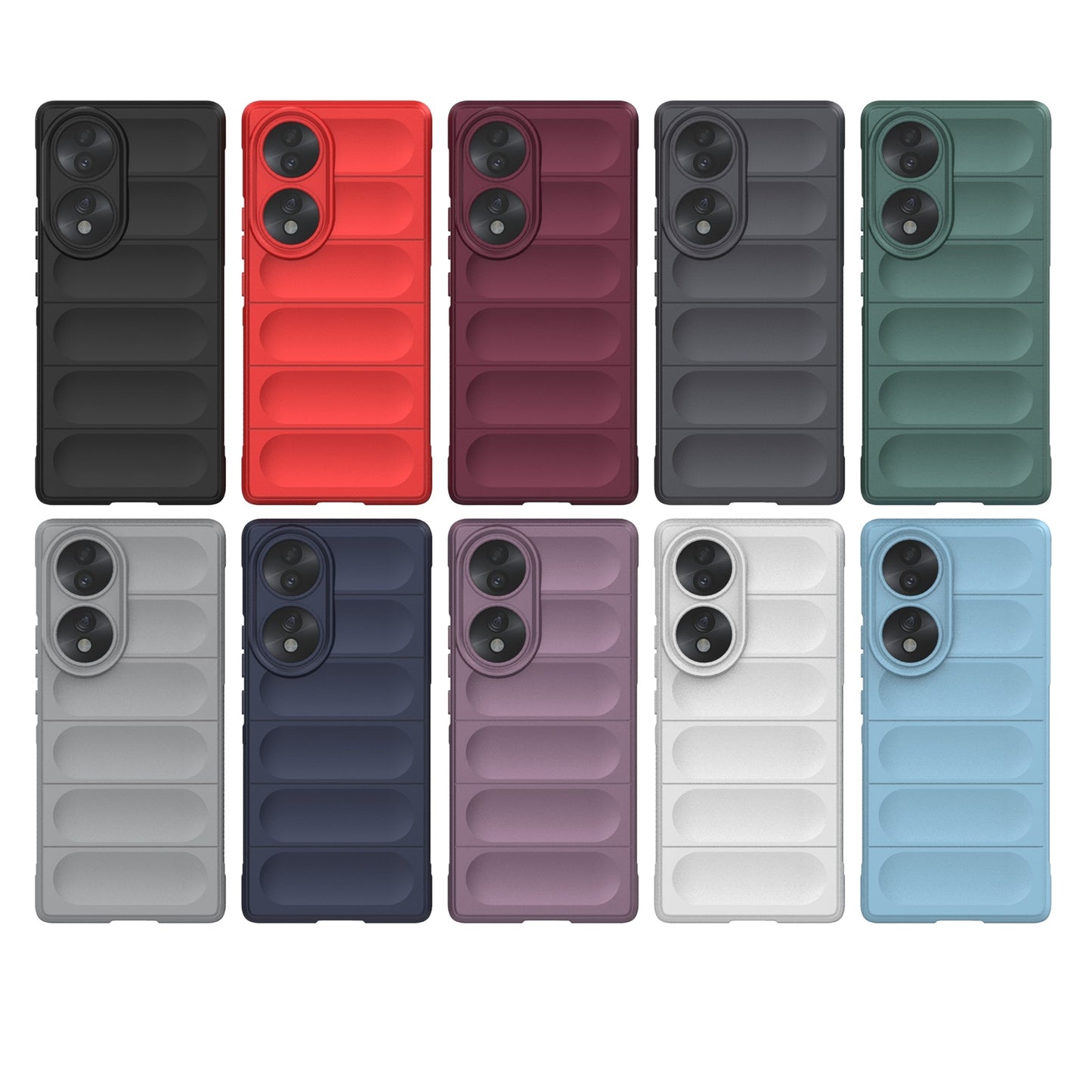Honor 70 5G Magic Shield TPU + Flannel Phone Case: Durable, Non-toxic, Easy Access, Stylish Design