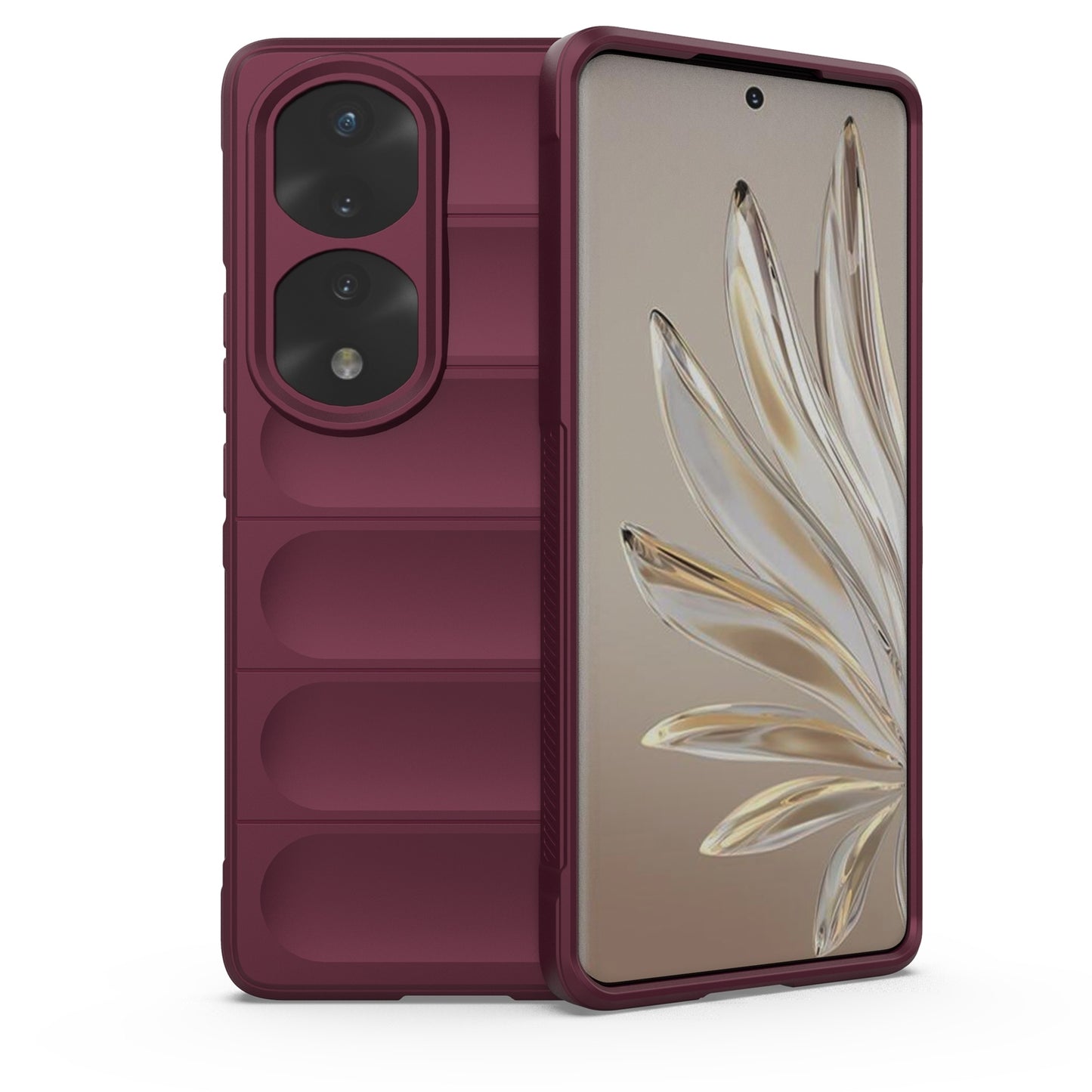 Honor 70 Pro 5G Magic Shield TPU + Flannel Phone Case: Durable, Non-toxic, Easy Access, Stylish Design