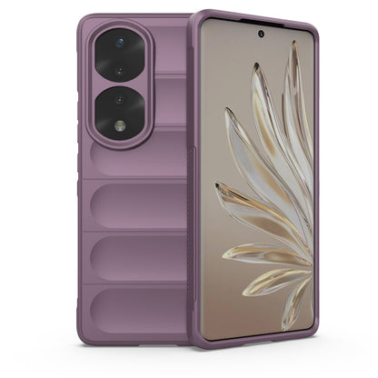 Honor 70 Pro 5G Magic Shield TPU + Flannel Phone Case: Durable, Non-toxic, Easy Access, Stylish Design