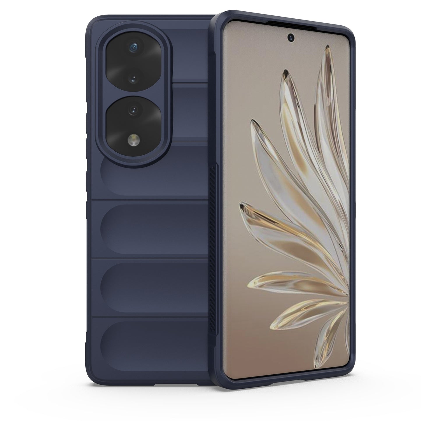 Honor 70 Pro 5G Magic Shield TPU + Flannel Phone Case: Durable, Non-toxic, Easy Access, Stylish Design