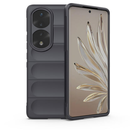 Honor 70 Pro 5G Magic Shield TPU + Flannel Phone Case: Durable, Non-toxic, Easy Access, Stylish Design