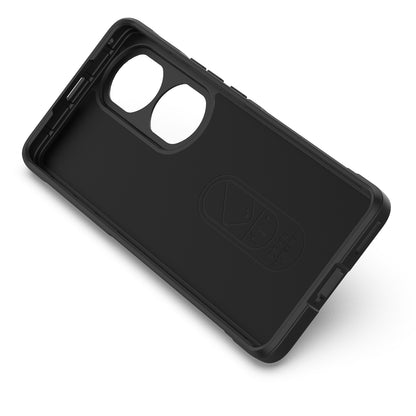 Honor 70 Pro 5G Magic Shield TPU + Flannel Phone Case: Durable, Non-toxic, Easy Access, Stylish Design