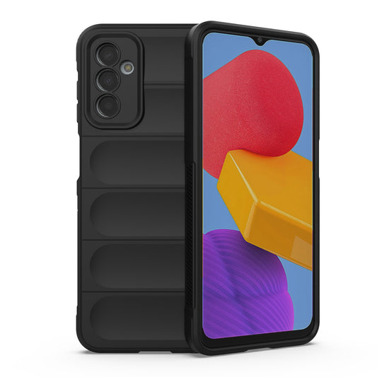 Samsung Galaxy M13 4G Magic Shield TPU + Flannel Phone Case: Durable, Non-toxic, Easy Access, Stylish Design