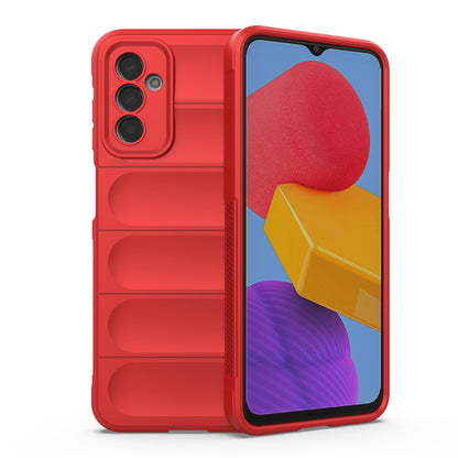 Samsung Galaxy M13 4G Magic Shield TPU + Flannel Phone Case: Durable, Non-toxic, Easy Access, Stylish Design