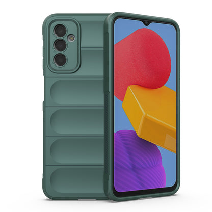 Samsung Galaxy M13 4G Magic Shield TPU + Flannel Phone Case: Durable, Non-toxic, Easy Access, Stylish Design
