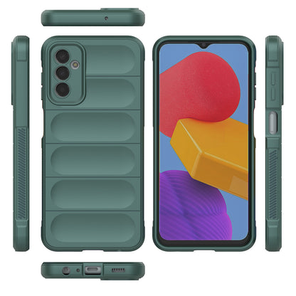 Samsung Galaxy M13 4G Magic Shield TPU + Flannel Phone Case: Durable, Non-toxic, Easy Access, Stylish Design
