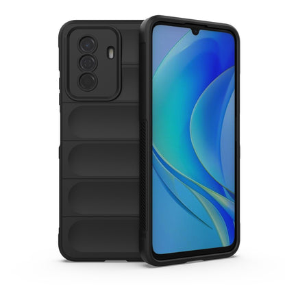 Huawei Nova Y70 Magic Shield TPU + Flannel Phone Case: Durable, Non-toxic, Easy Access, Stylish Design