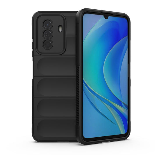Huawei Nova Y70 Magic Shield TPU + Flannel Phone Case: Durable, Non-toxic, Easy Access, Stylish Design